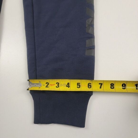 Ivy Park Unisex Joggers Pants Size Small Blue Spell Out Beyonce Sweatpants - Picture 7 of 12